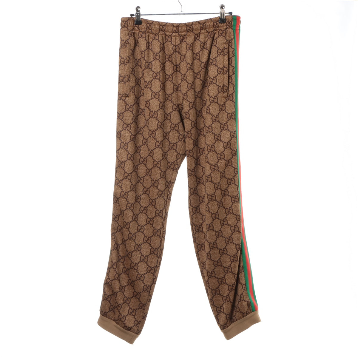 Gucci GG Cotton & polyester Track pants XS Men's Brown  523489 jogging pants