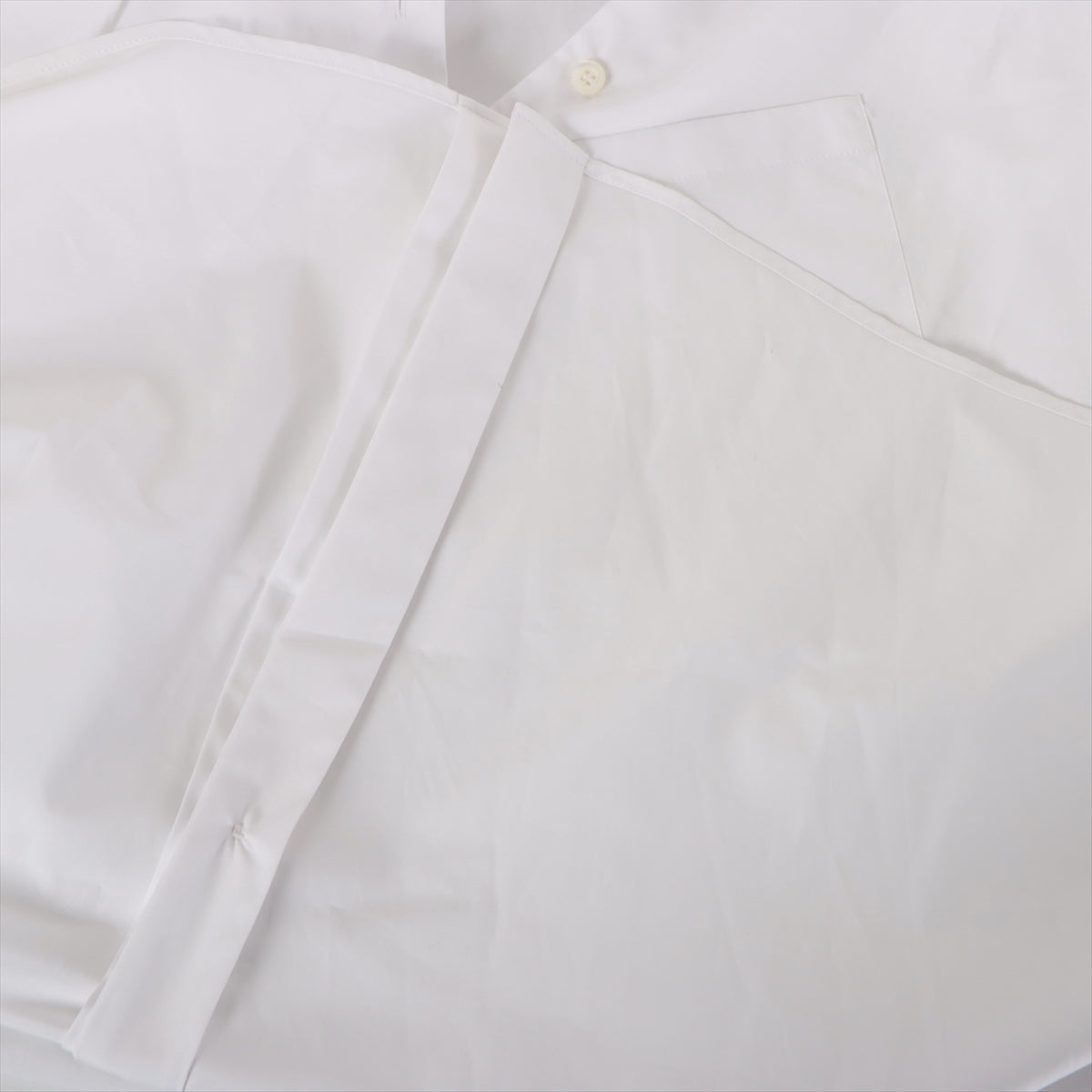 Prada 23SS Cotton Shirt 38 Ladies' White  P3J21 poplin mini dress Triangle logo