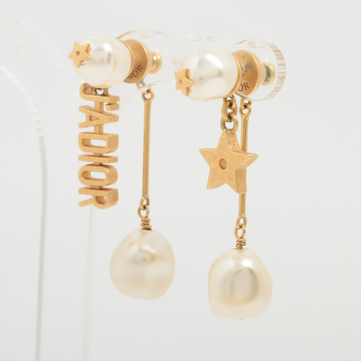 DIOR J'Adior Piercing jewelry (for both ears) GP & pearl Gold