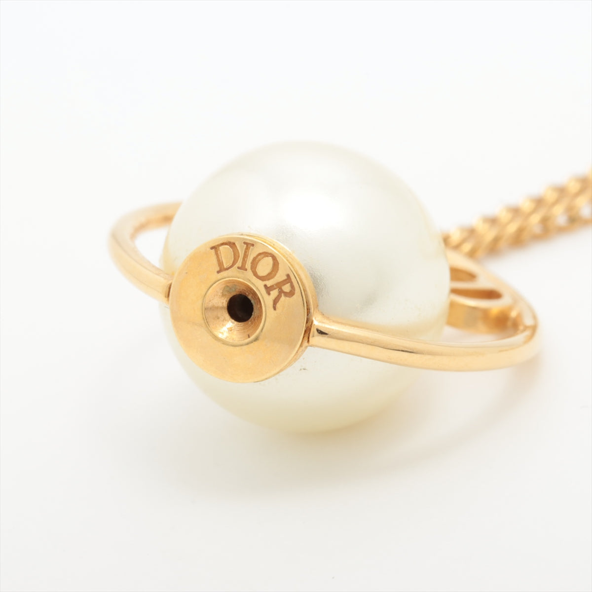 DIOR Dior Tribales  DIOR Tribal Piercing jewelry (for both ears) GP x fake pearl Gold