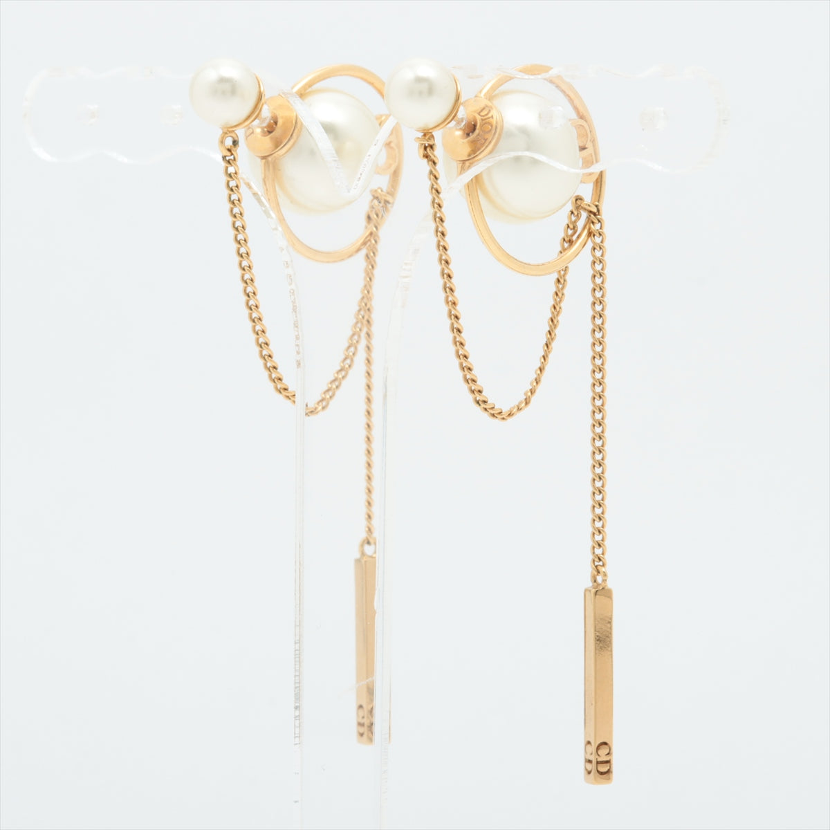 DIOR Dior Tribales  DIOR Tribal Piercing jewelry (for both ears) GP x fake pearl Gold