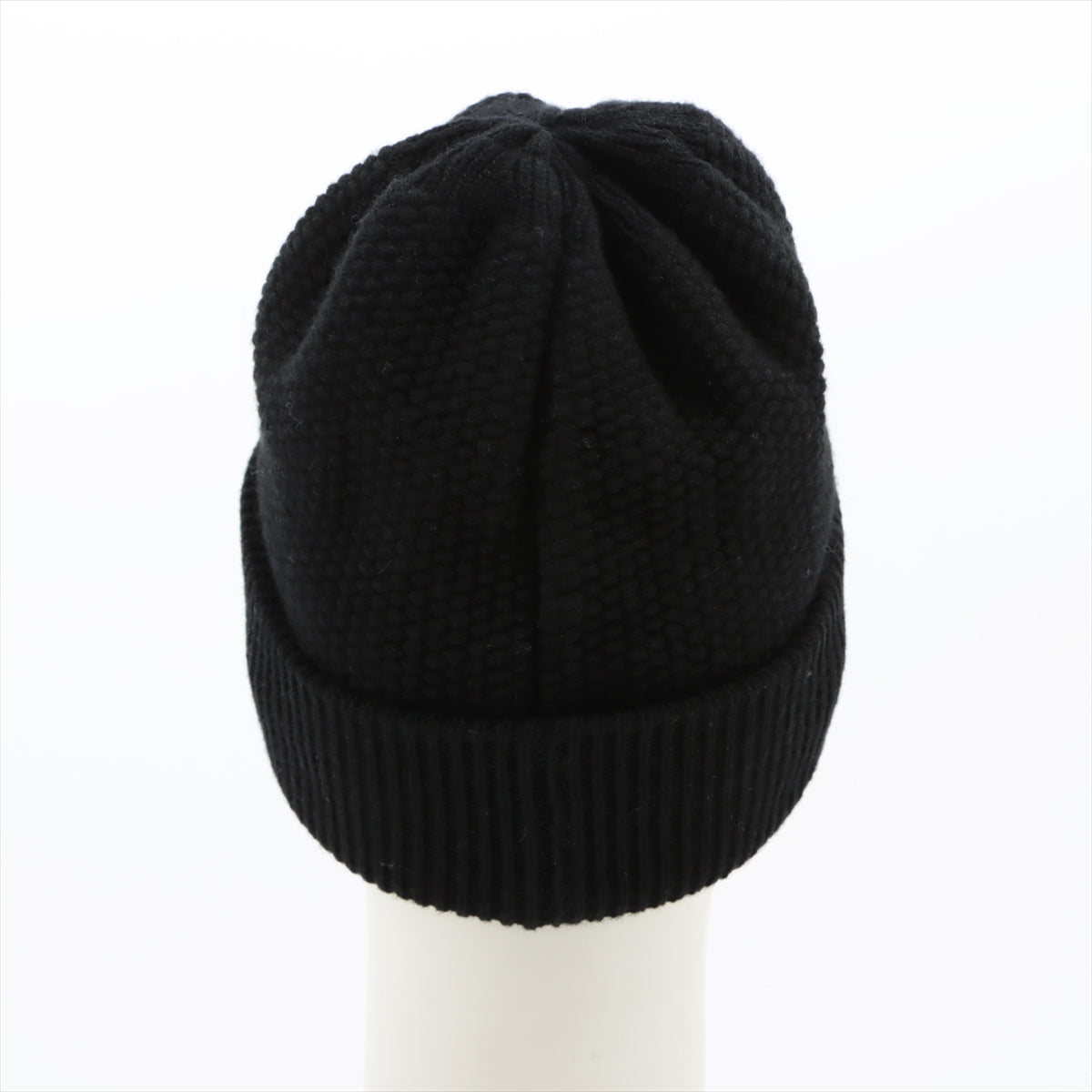 Chanel Coco Mark 23A Knit cap Cashmere Black x pink