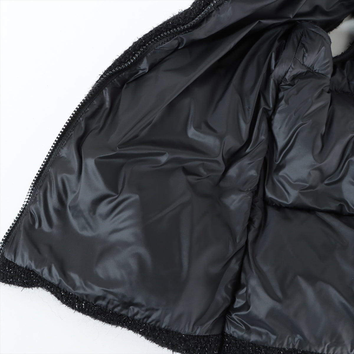Moncler 22 years Wool & nylon Down vest 2 Ladies' Black  CARRELET