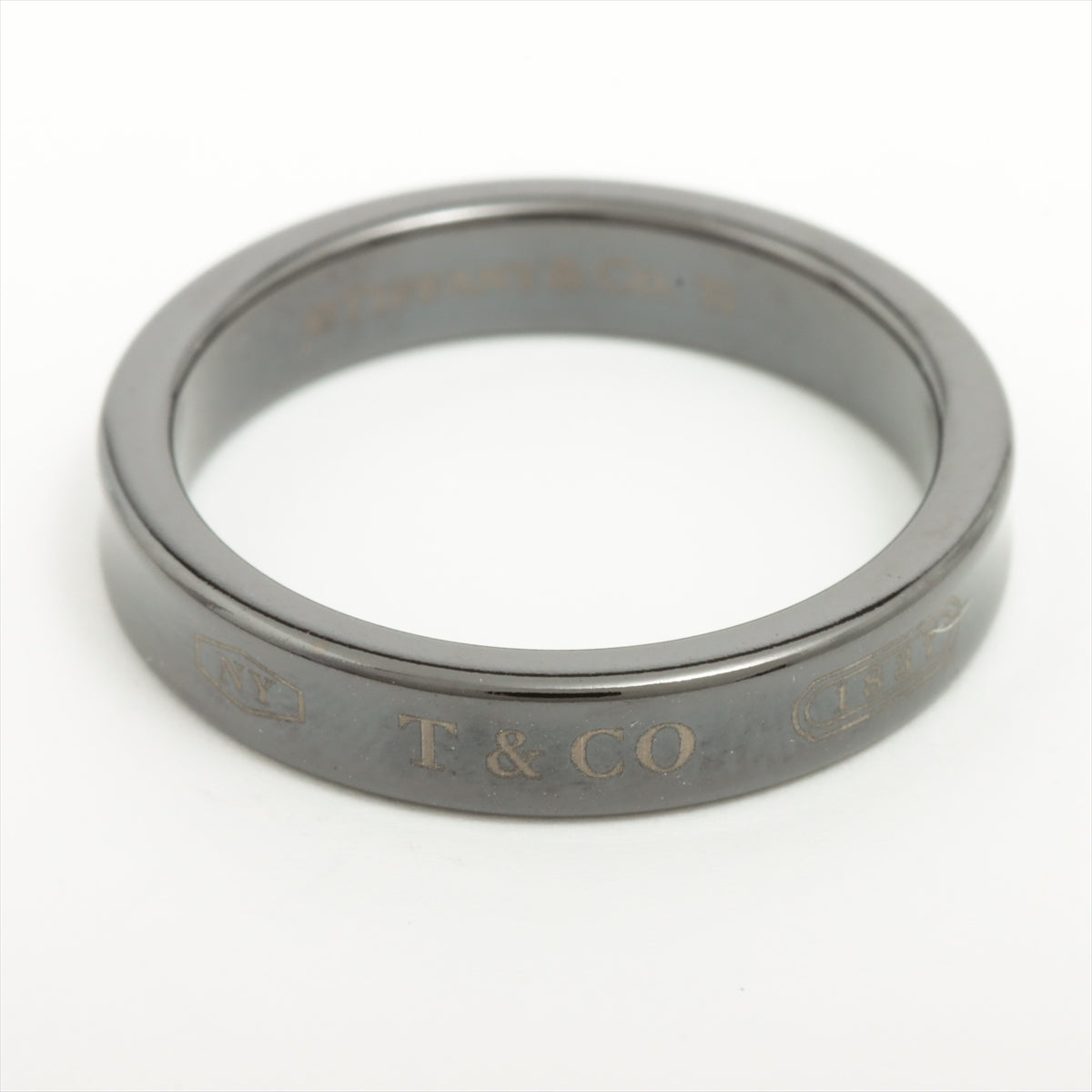 Tiffany 1837 Narrow rings Titanium Black