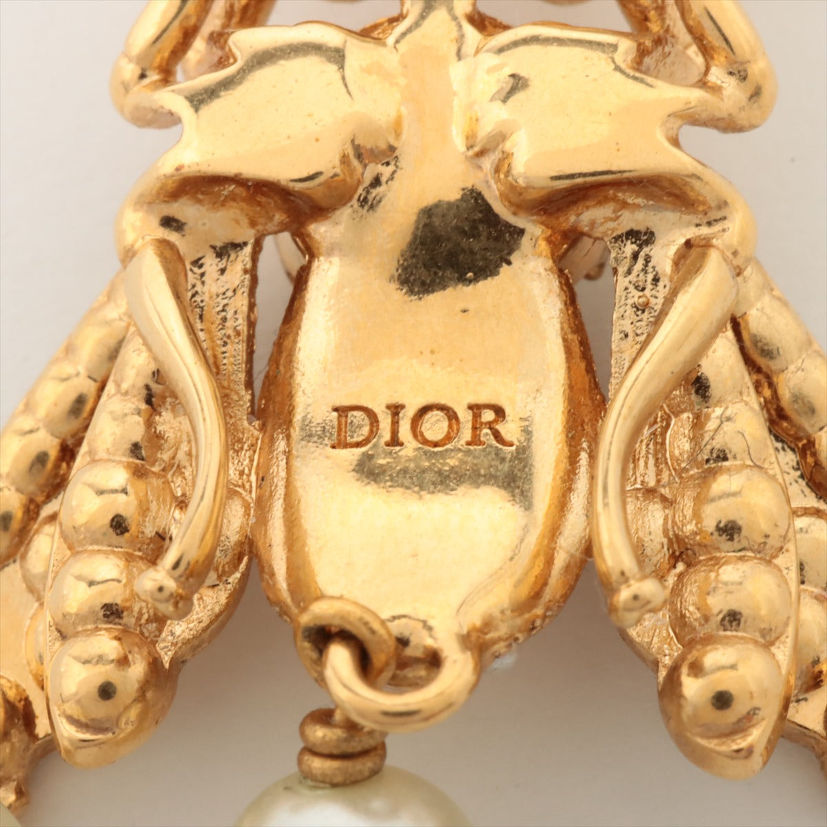DIOR Dior Tribales  DIOR Tribal Piercing jewelry (for one ear) GP x fake pearl White x gold insects