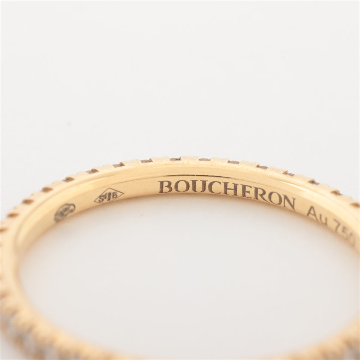 Boucheron EPURE diamond rings 750(YG) 1.0g 46