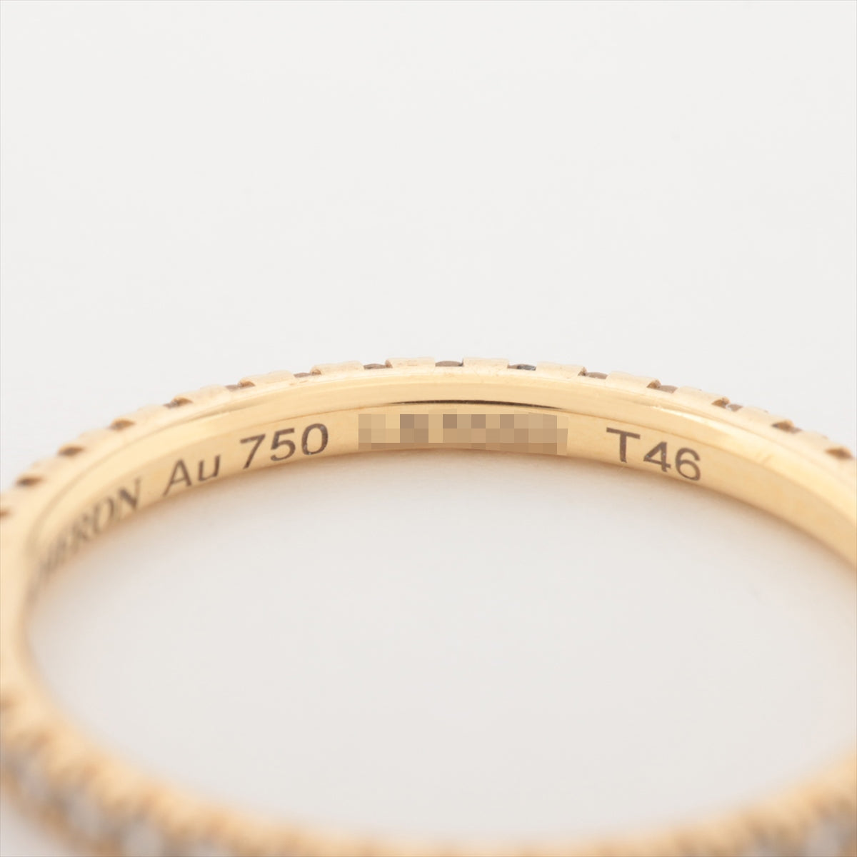 Boucheron EPURE diamond rings 750(YG) 1.0g 46