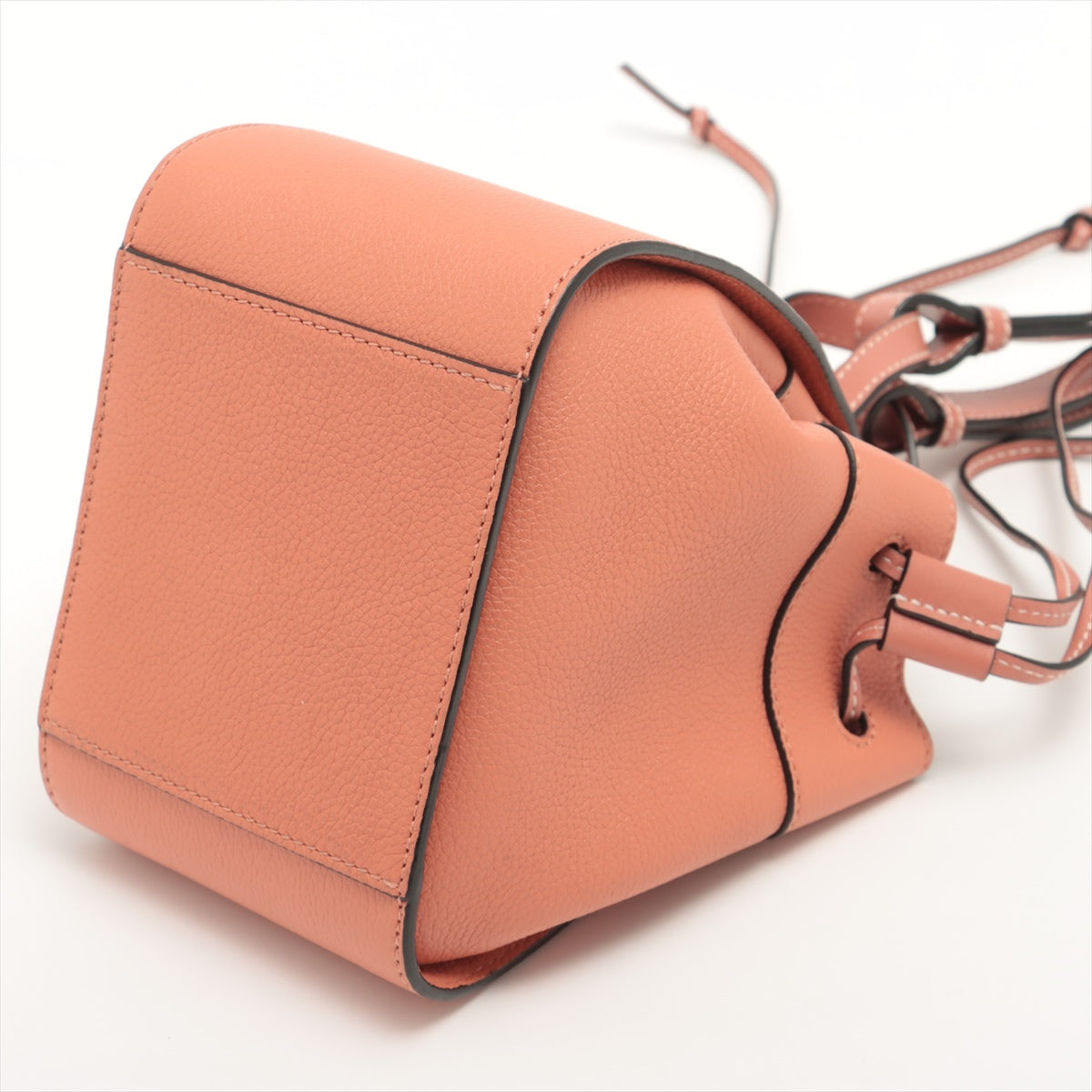 Loewe Hammock Drawstring mini Leather 2way handbag Pink