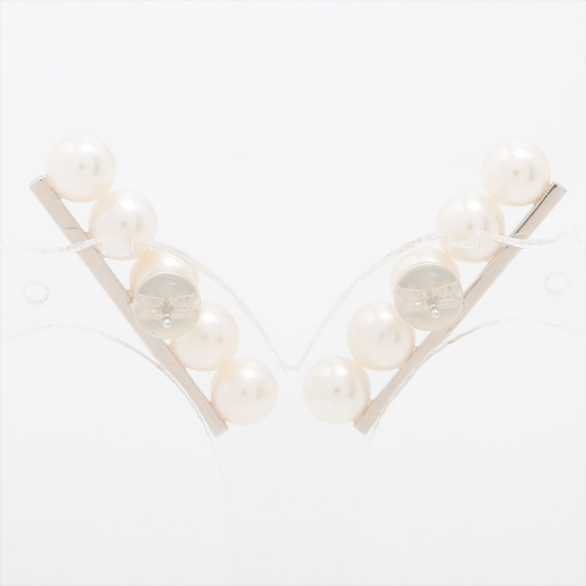 TASAKI Balance Plus Pearl Piercing jewelry 750(WG) Total 5.4g