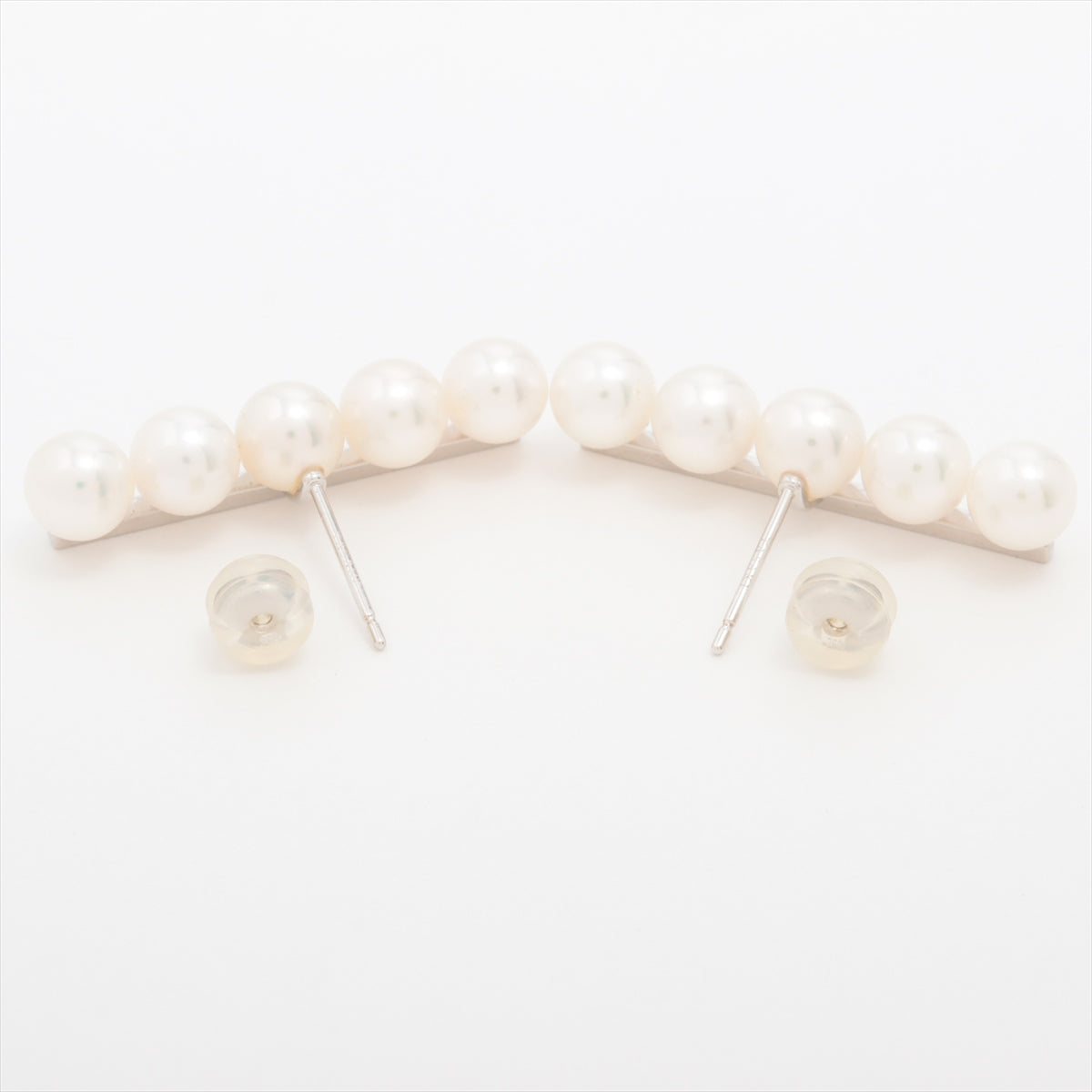 TASAKI Balance Plus Pearl Piercing jewelry 750(WG) Total 5.4g