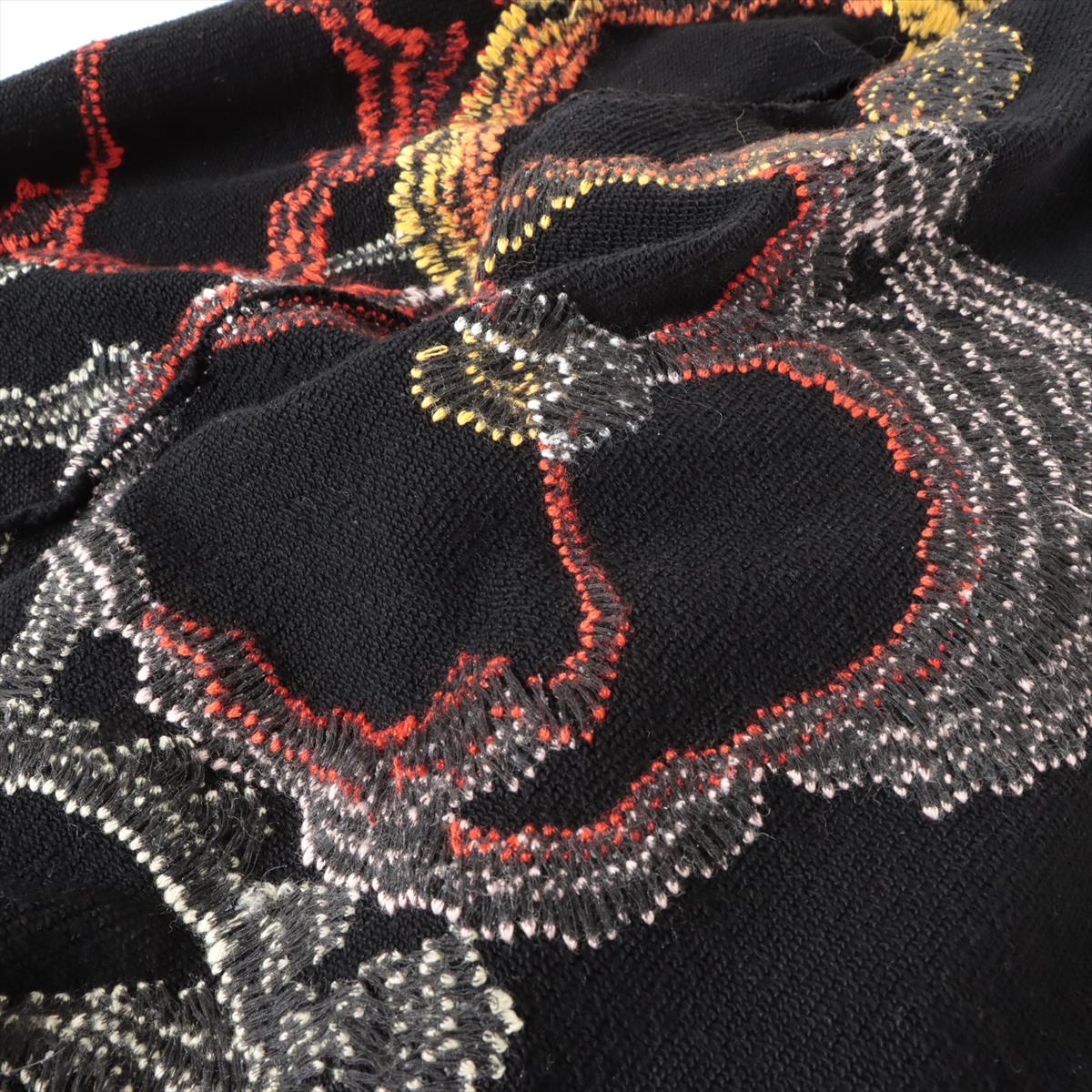 Loewe 22SS Cotton Basic knitted fabric XS Men's Black  H526Y24X01 Pansies Embroidery Sweatshir