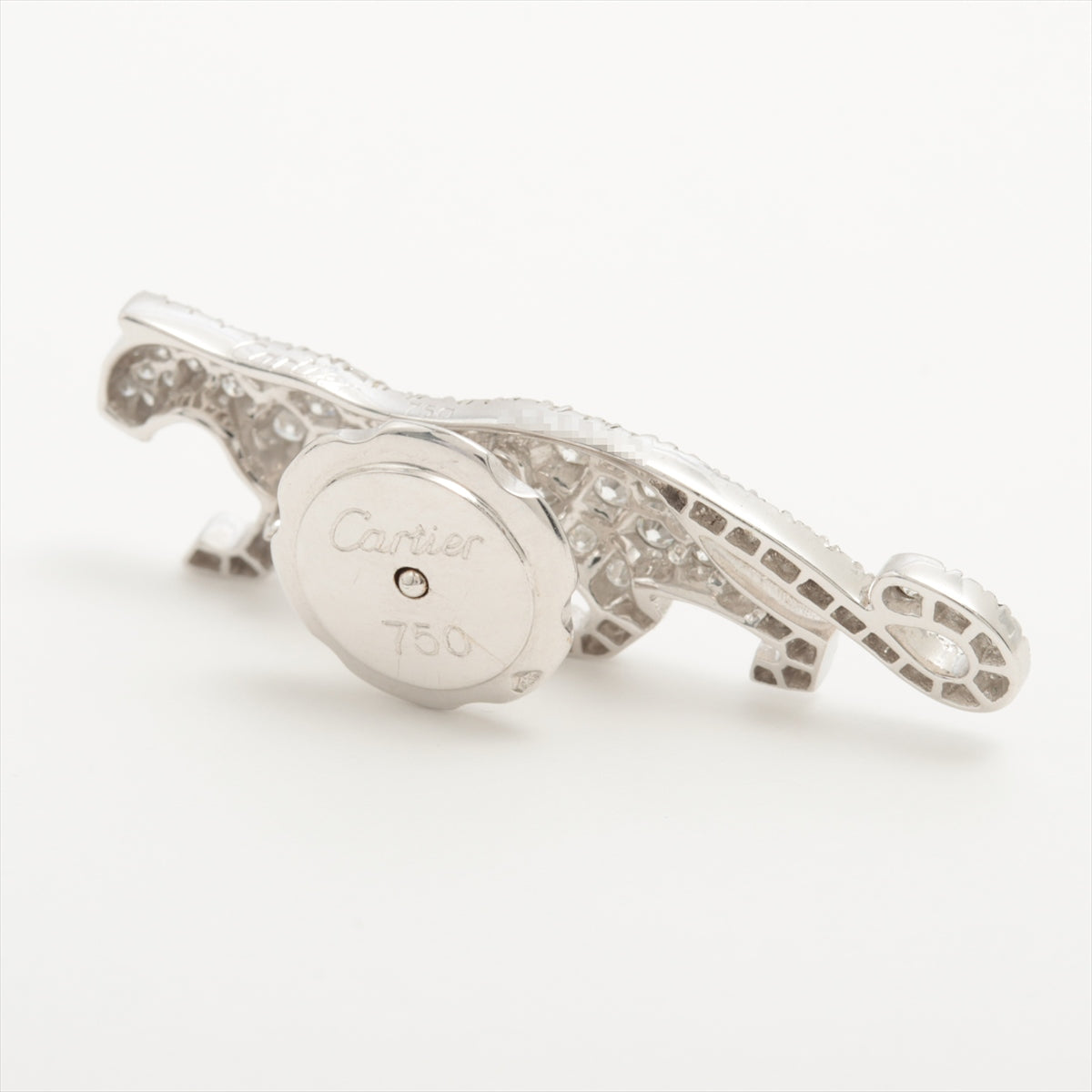 Cartier Panthère diamond Pin brooch 750(WG) 4.5g