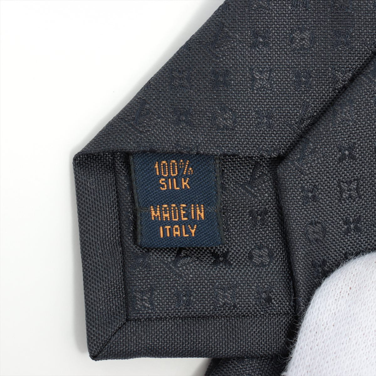 Louis Vuitton M75989 Cravat Neo MONOGRAMISSIM IS0198 Necktie Silk Black