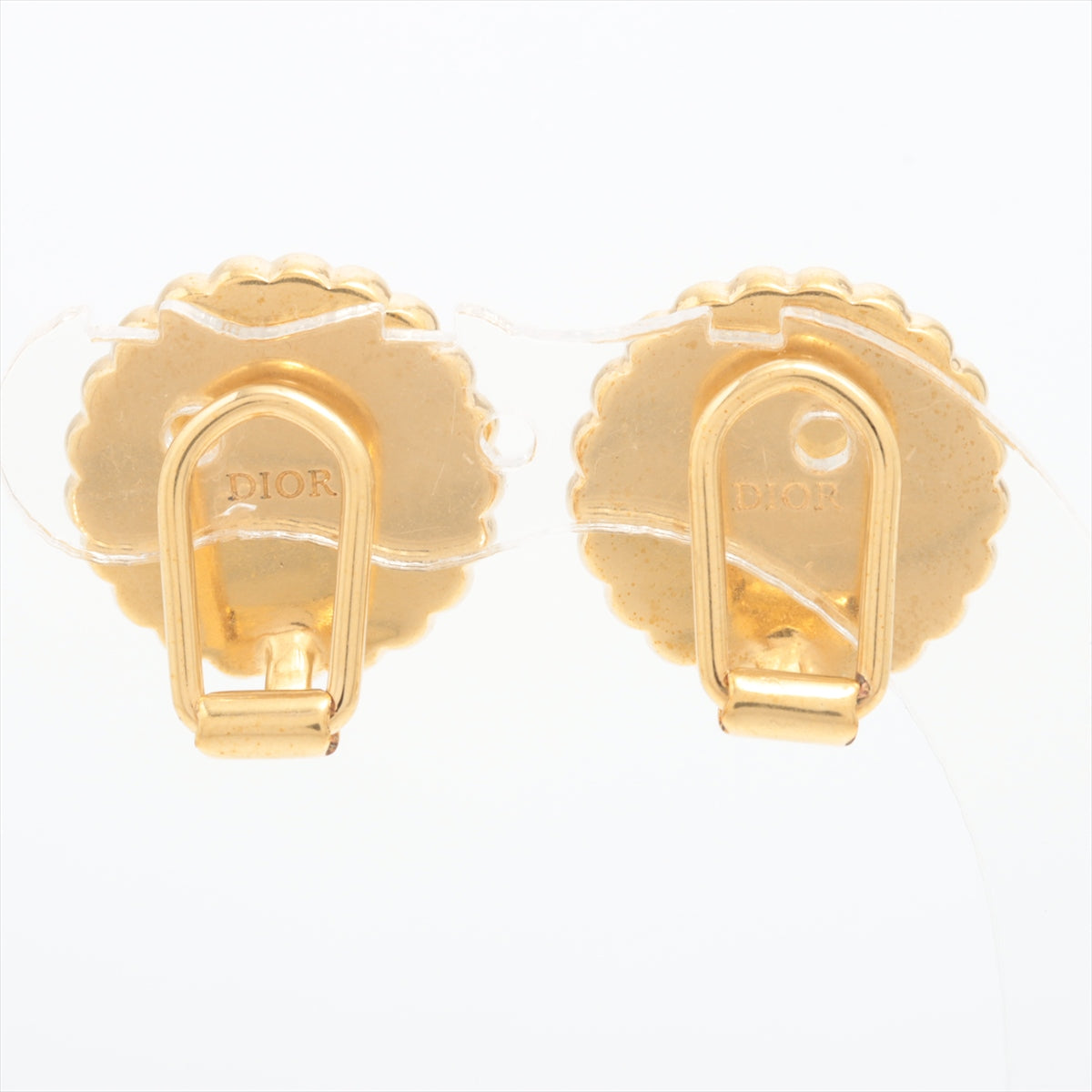 DIOR CLAIR D LUNE Clerc Doo Lune Earrings (for both ears) GP x fake pearl Gold