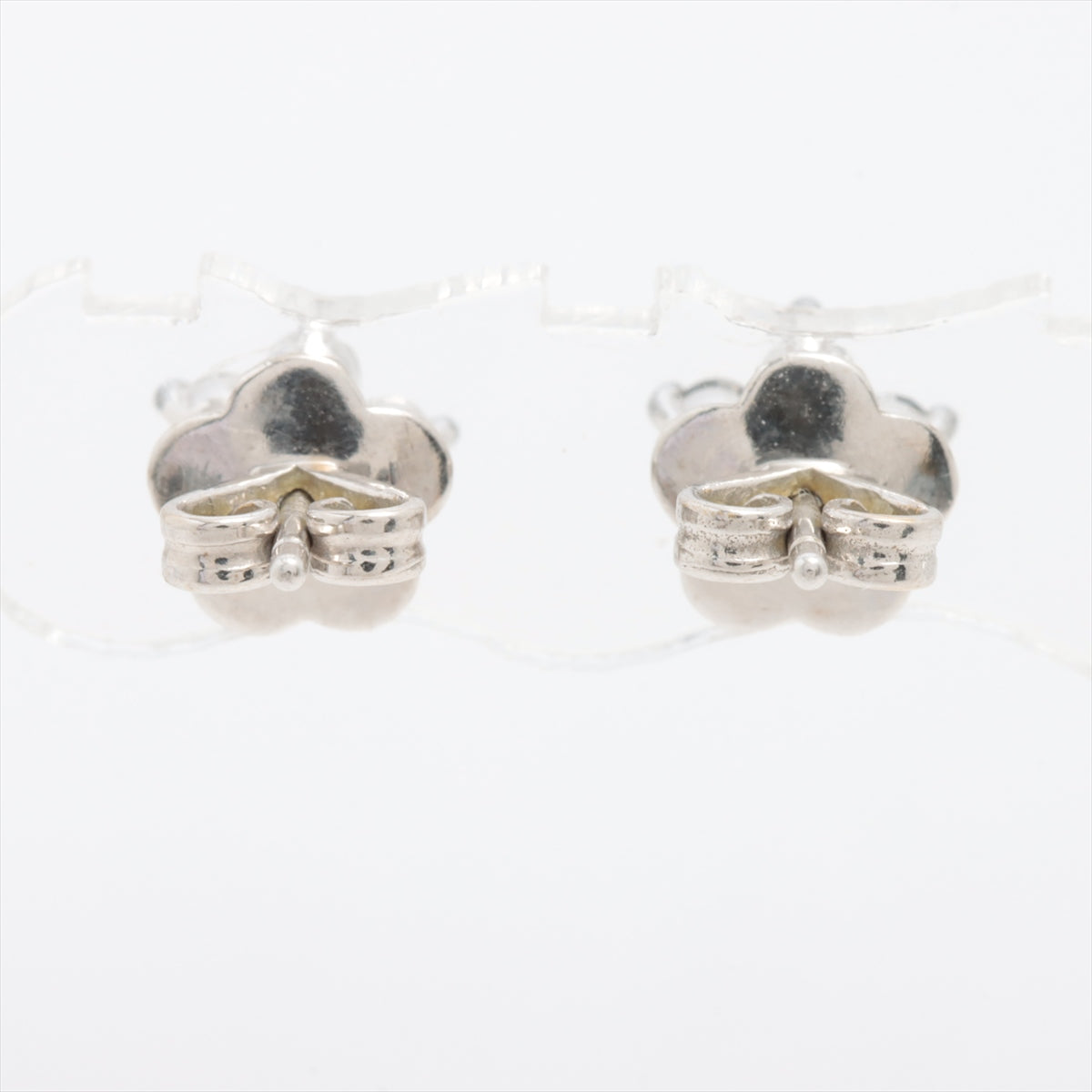 Ponte Vecchio Black diamond diamond Piercing jewelry 750(WG)×K18WG 2.5g 0.23 D0.19