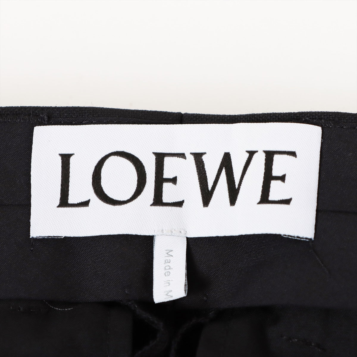 Loewe Wool x polyurethane Pants 36 Ladies' Black  Q825331X08
