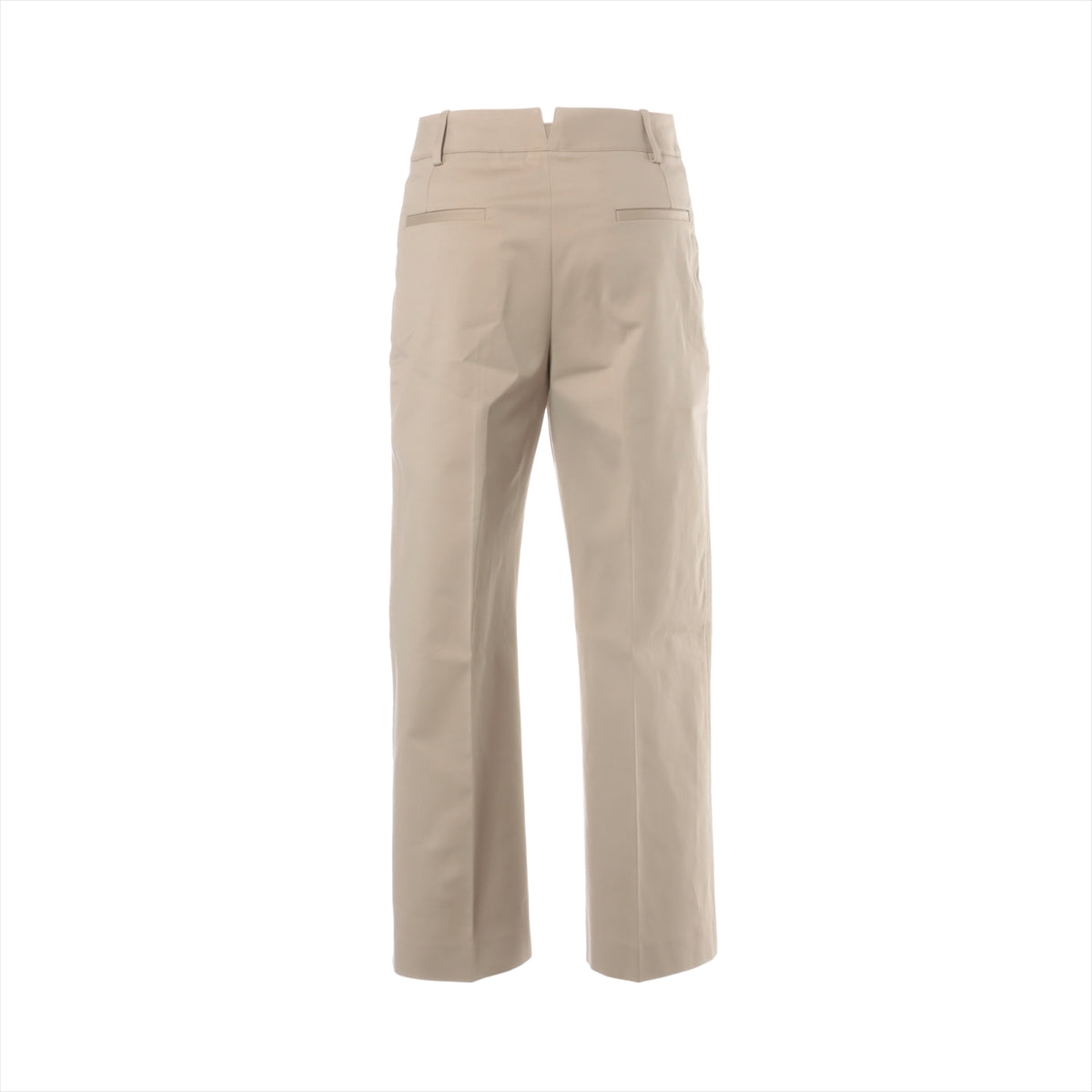 Hermès Cotton & polyurethane Pants 34 Ladies' Beige  16-7403 Wide pants
