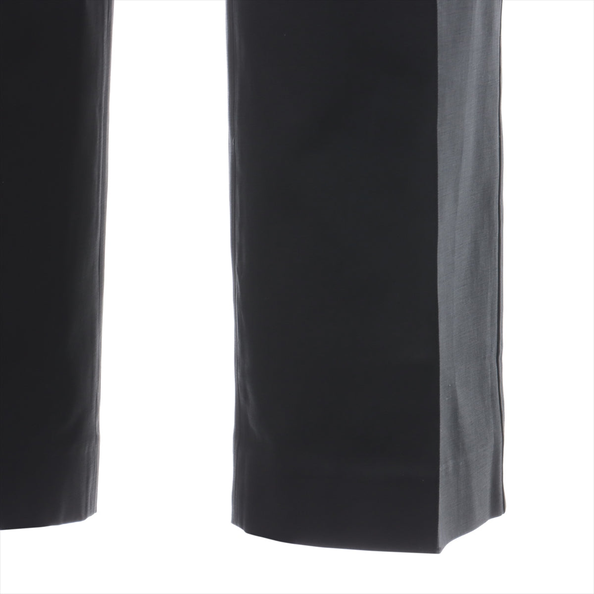 Hermès Cotton & polyurethane Pants 34 Ladies' Black  16-7403 Wide pants