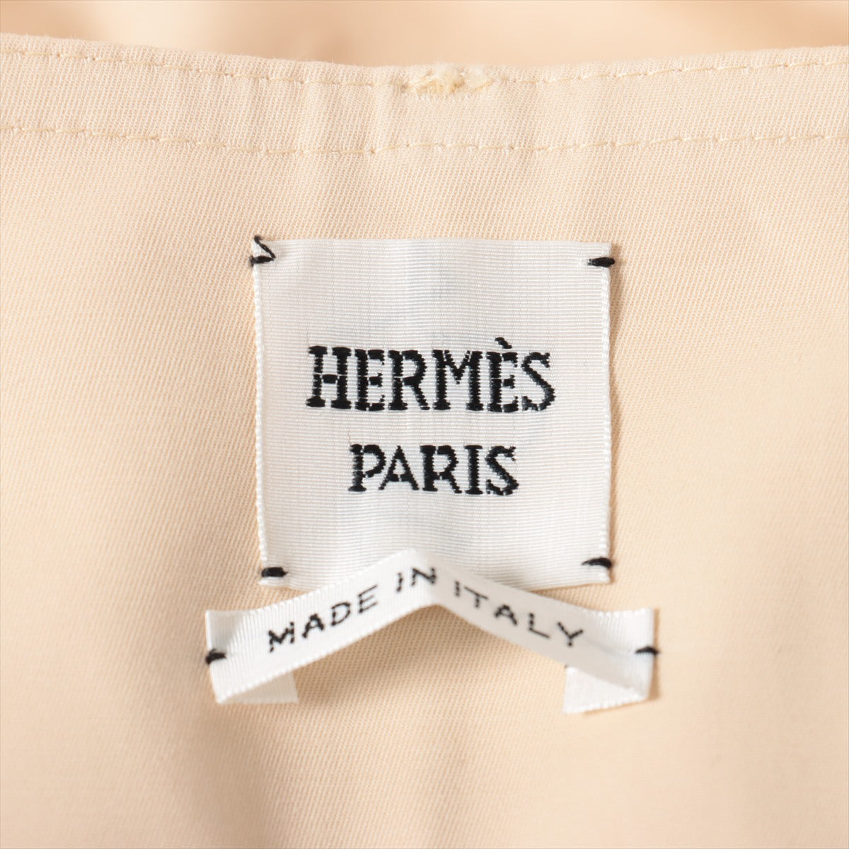 Hermès Cotton & polyurethane Pants 34 Ladies' Ivory  2E0407DM