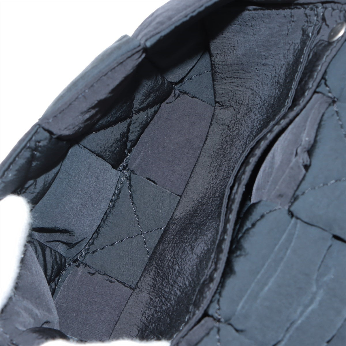 Bottega Veneta maxi intrecciato Padded Tech Cassette Nylon Sling backpack Black