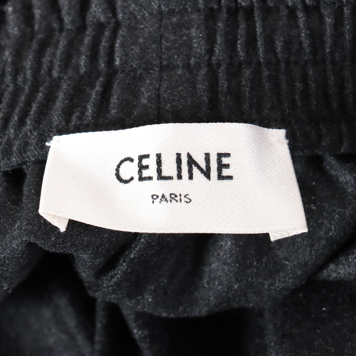 CELINE Triomphe Eddie period Cashmere Skirt 36 Ladies' Grey  2J506561F miniskirt