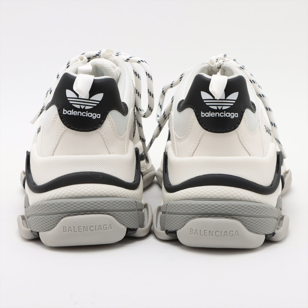 Balenciaga x adidas Triple s Faux leather Sneakers 41 Men's Black × White 710021