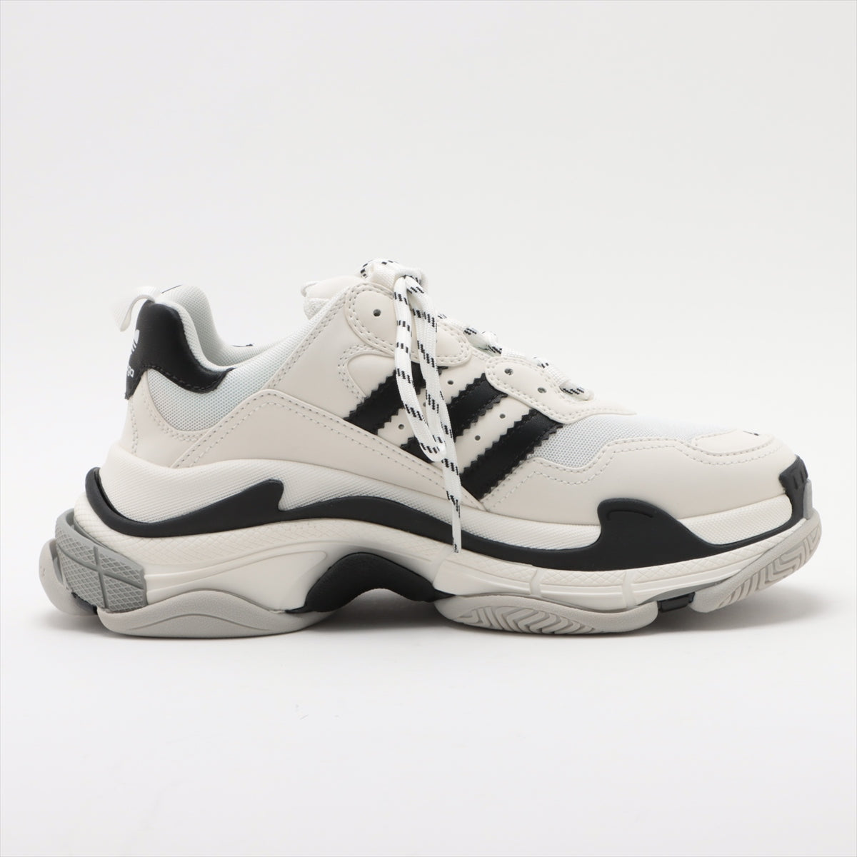 Balenciaga x adidas Triple s Faux leather Sneakers 41 Men's Black × White 710021