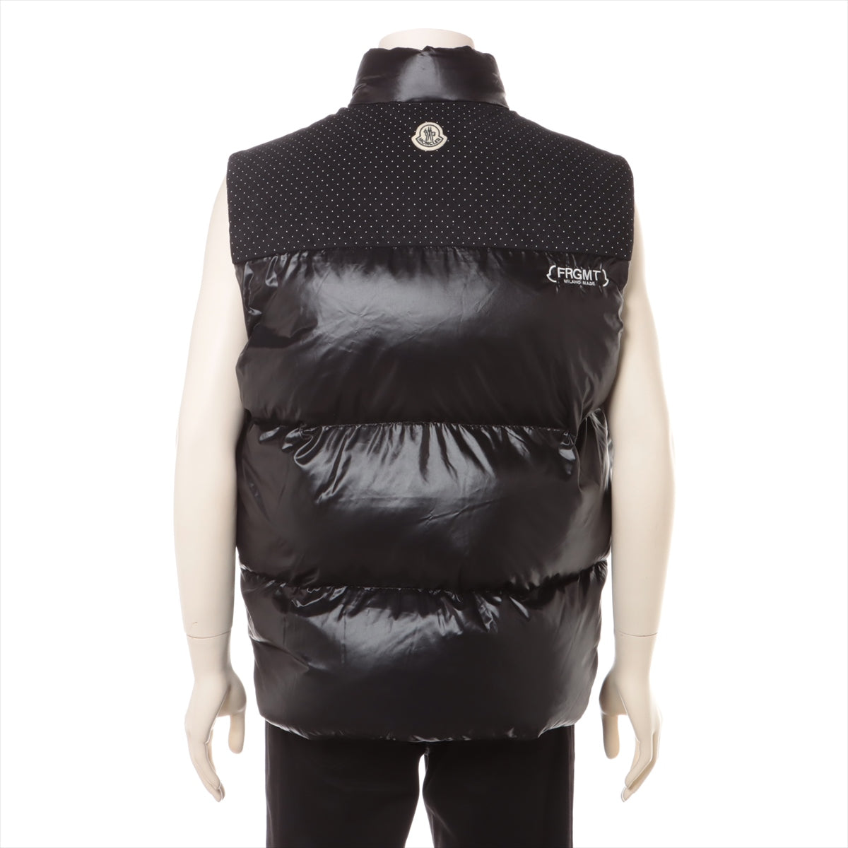 Moncler Genius Fragment 22 years Nylon Down vest 2 Men's Black  OSTEEN