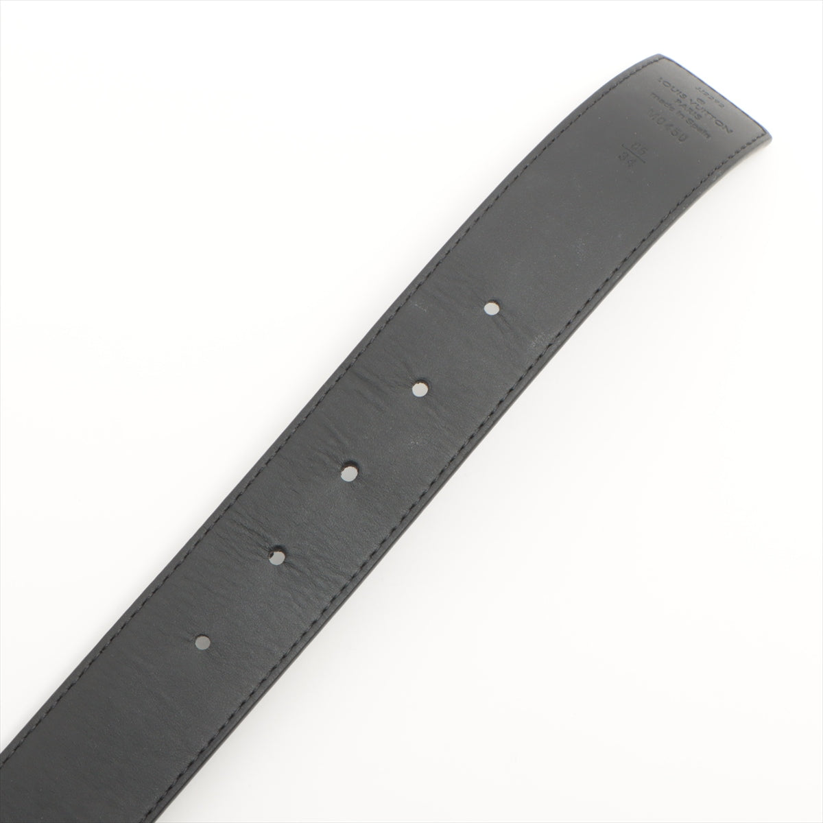 Louis Vuitton M0450 San Tulle LV Initiative JJ4202 Belt 85/34 PVC & leather Black