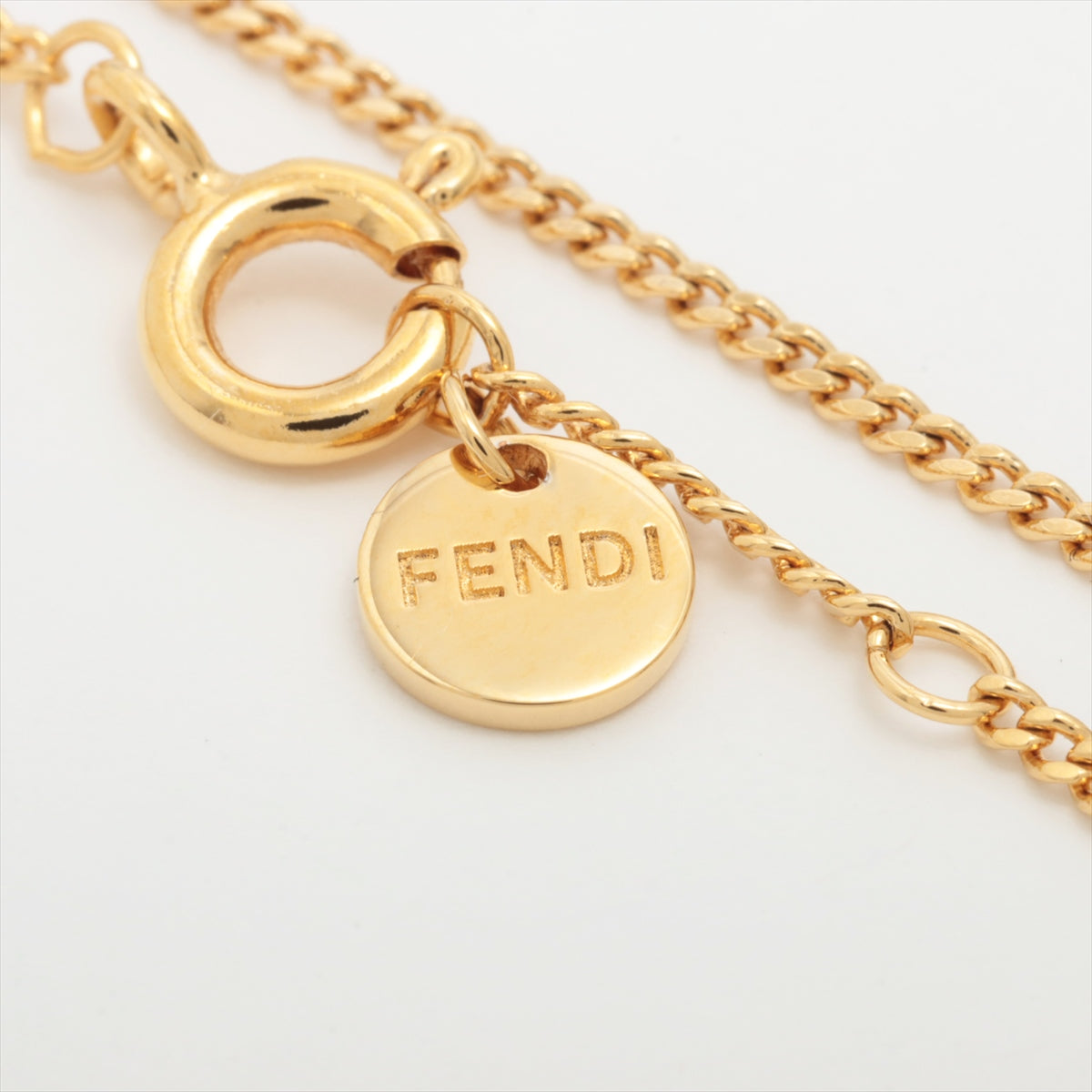 Fendi Auroc Necklace GP×inestone Gold