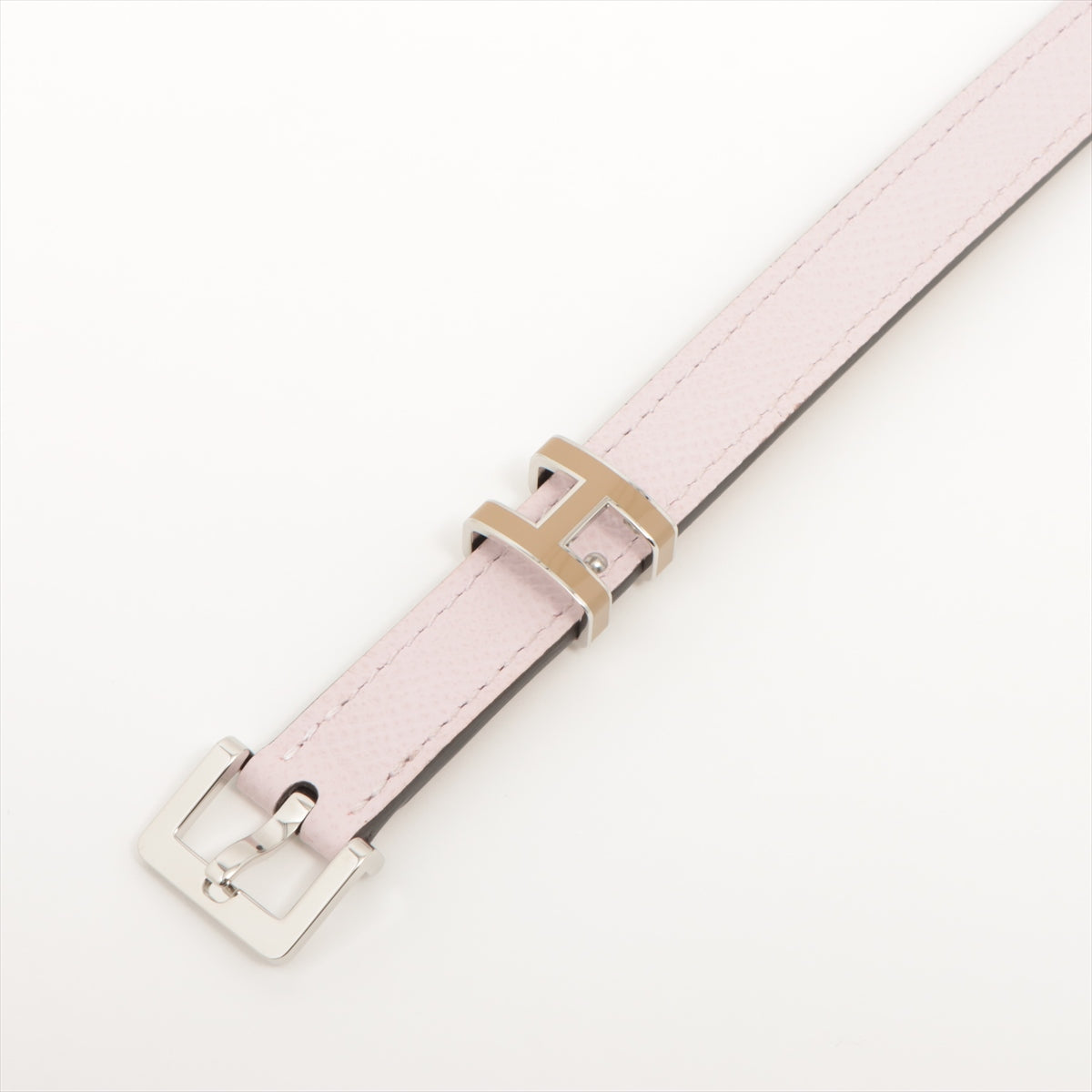 Hermès Pop ash B: 2023 Belt 75 Leather Pink
