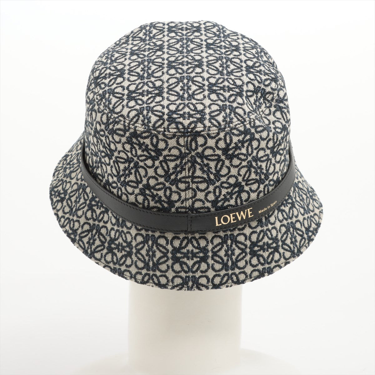 Loewe Anagram Hat 57 Cotton & polyester Black x Navy
