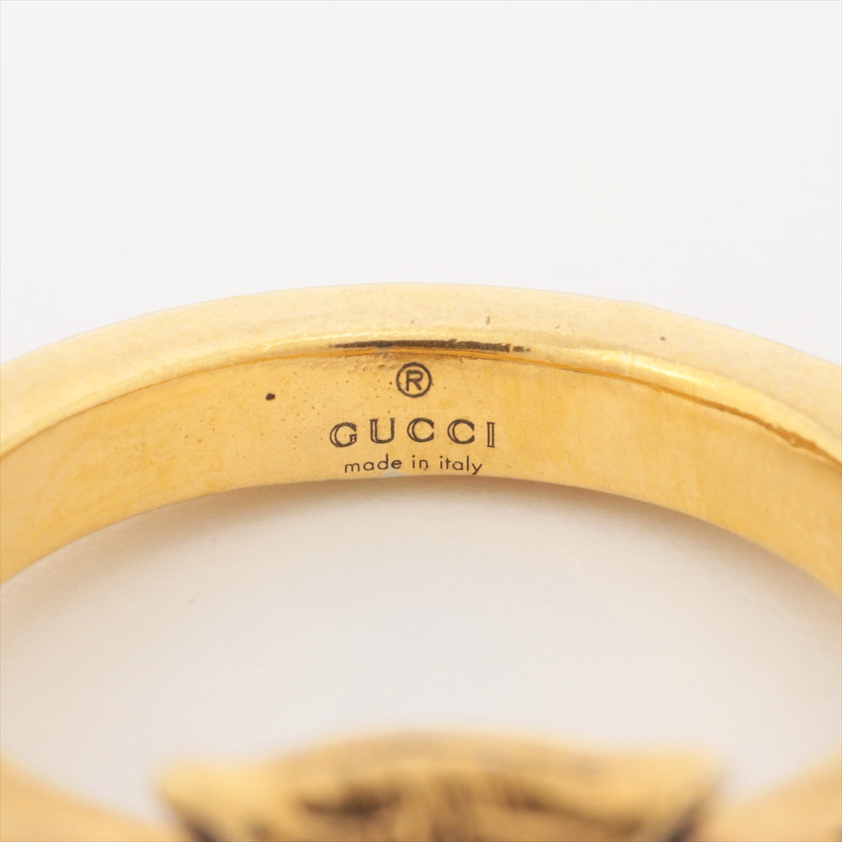 Gucci Tiger Head rings 13 GP Gold