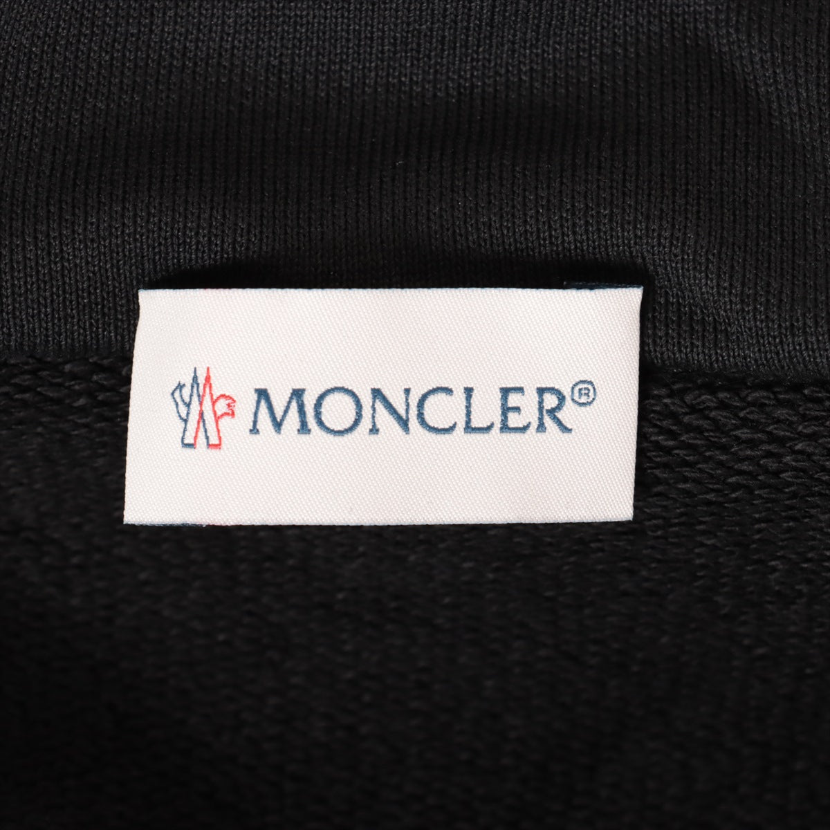 Moncler 23 years Cotton & nylon Cardigan S Men's Black  Switch down zip-up hoodie FELPA APERTA CON CAPPUCCIO