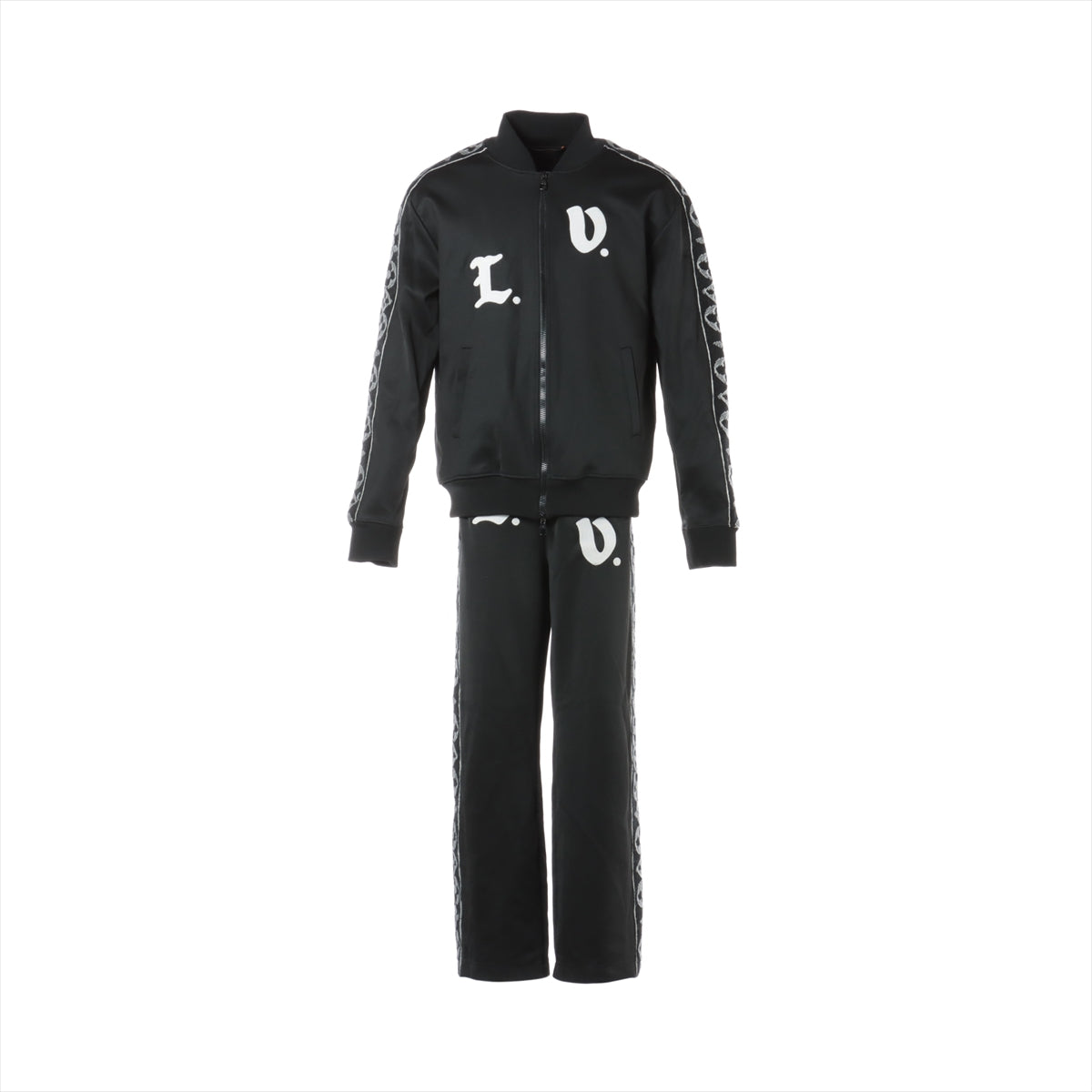 Louis Vuitton 21AW Cotton & polyester Setup L/M Men's Black  RM212 Monogram