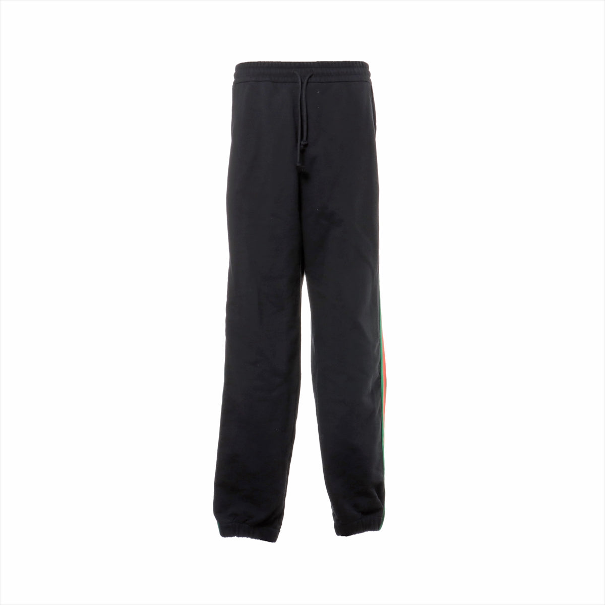 Gucci x North Face Sherry Line 21SS Cotton Sweatpants S Men's Black  65749 Web Print Stripe Jogging Pants