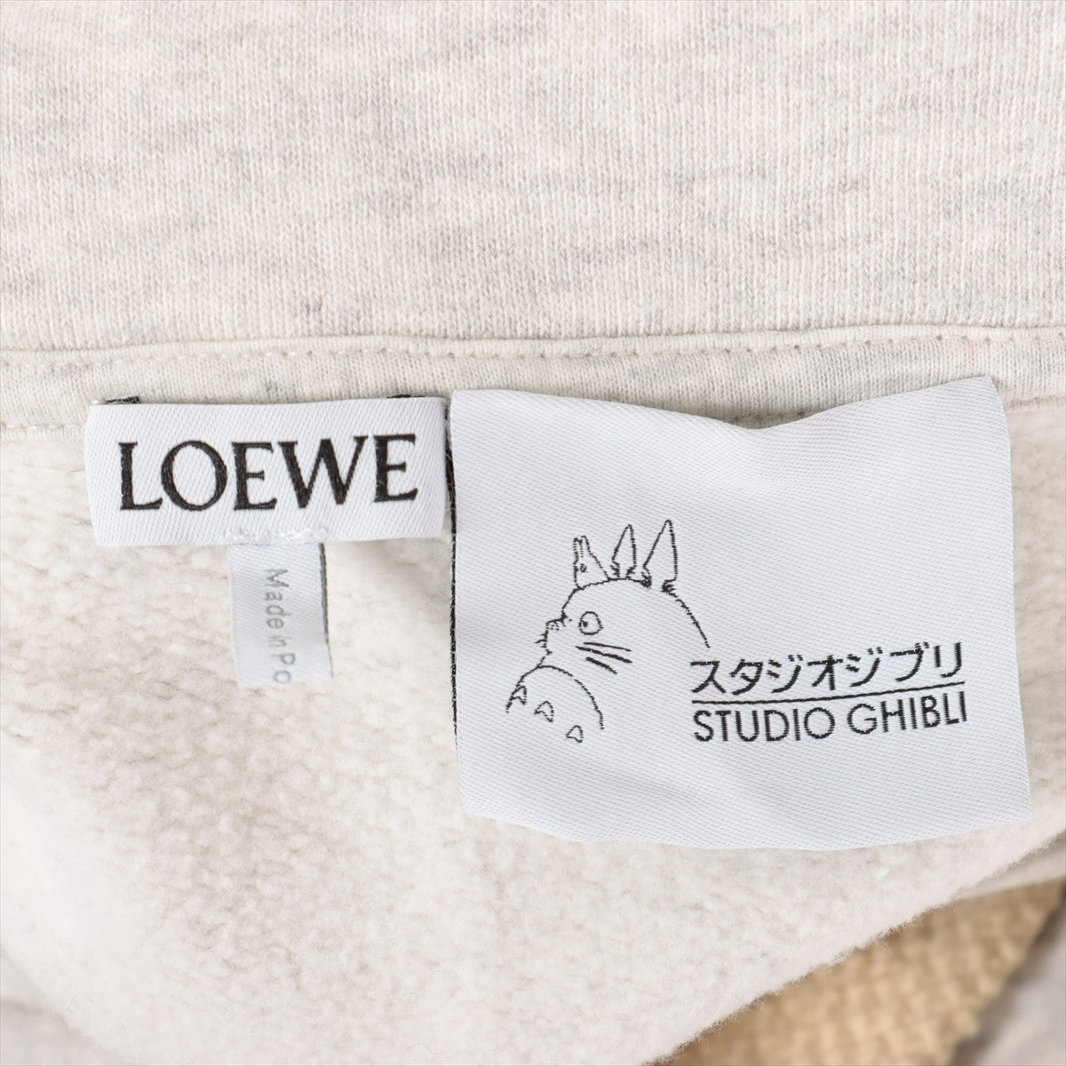 Loewe x Studio Ghibli Anagram Cotton Parker S Men's Grey  H928Y25X02