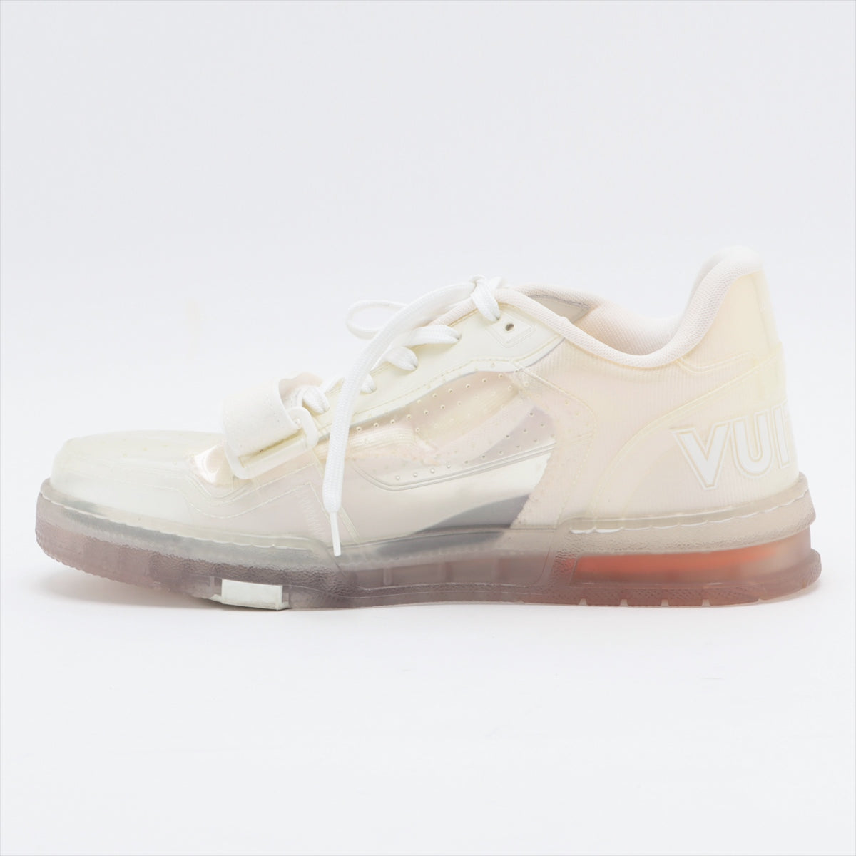Louis Vuitton LV Trainer Line 21 years PVC Sneakers 7 Men's Ivory GO0251 Monogram Skeleton There is a bag