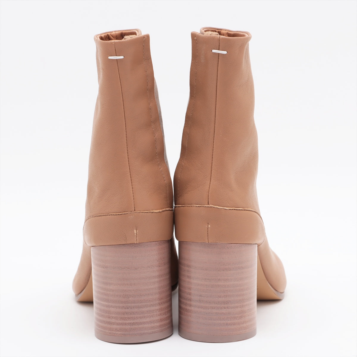 Maison Margiela TABI Leather Short Boots 35 Ladies' Brown 22 box There is a bag