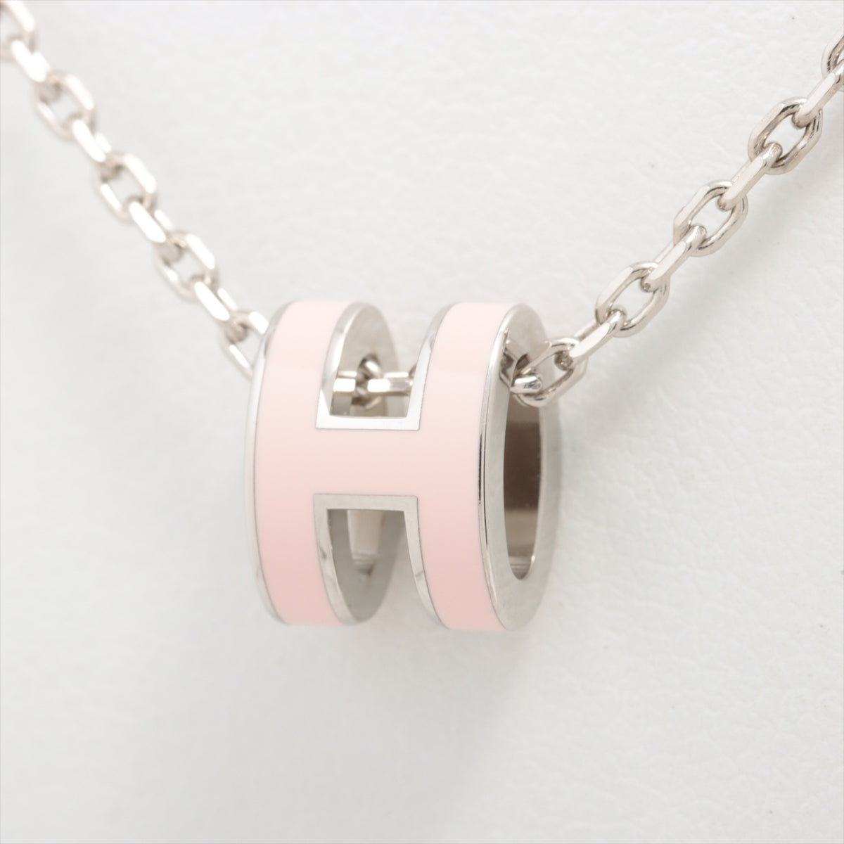 Hermès Pop H Pendant Necklace Pink Gold Hardware – Coco Approved Studio