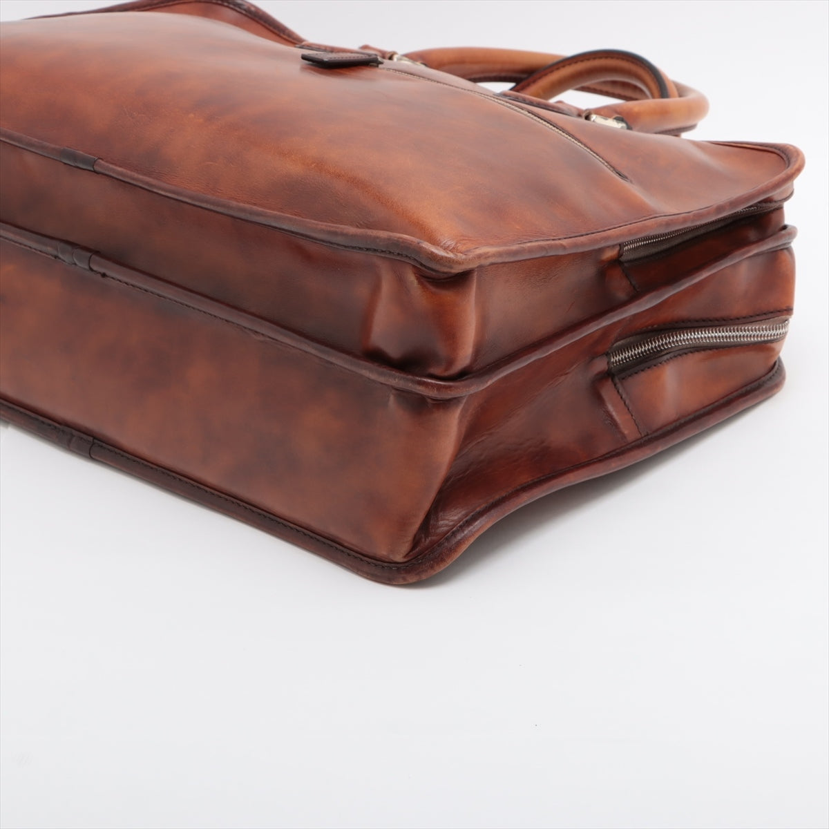 Berluti Troisnuits Leather Business bag Brown