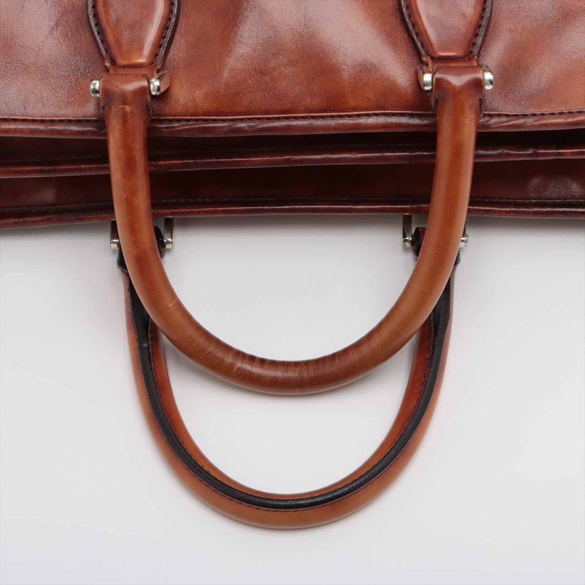 Berluti Troisnuits Leather Business bag Brown