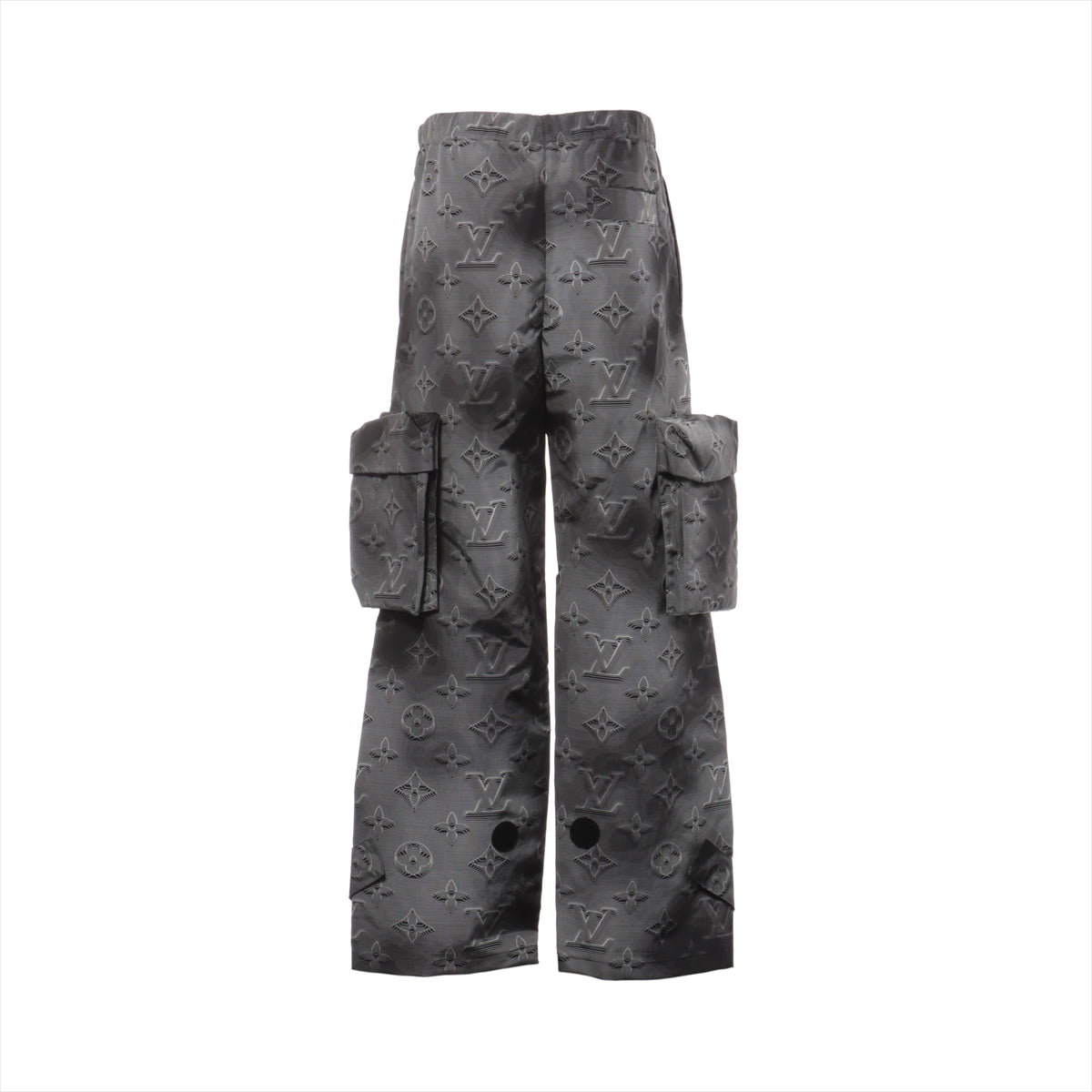 Louis Vuitton 19AW Nylon Cargo pants 40 Men's Grey  HIP51WSQV 3D pocket Monogram
