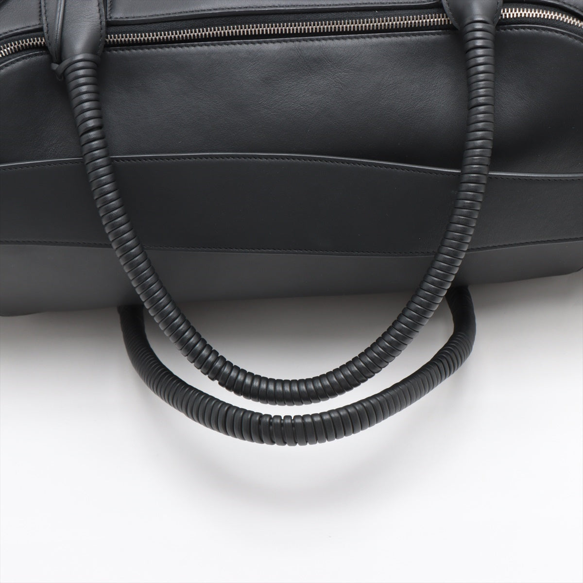 Balenciaga Leather 2WAY BOSTON BAG Black 413133