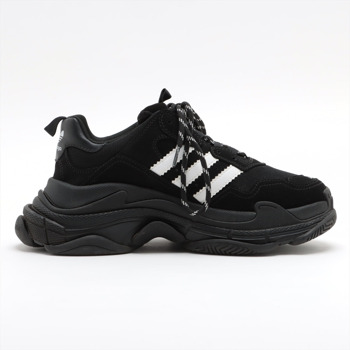 Balenciaga x adidas Triple s Mesh x leather Sneakers 41 Men's Black 712821