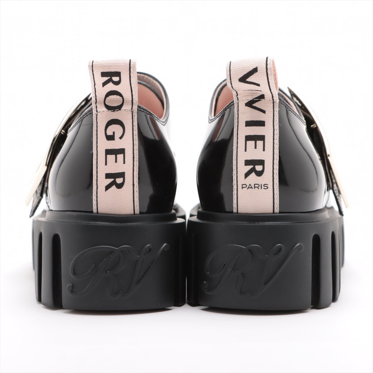 Roger Vivier Leather Leather shoes 36 Ladies' Black Buckle