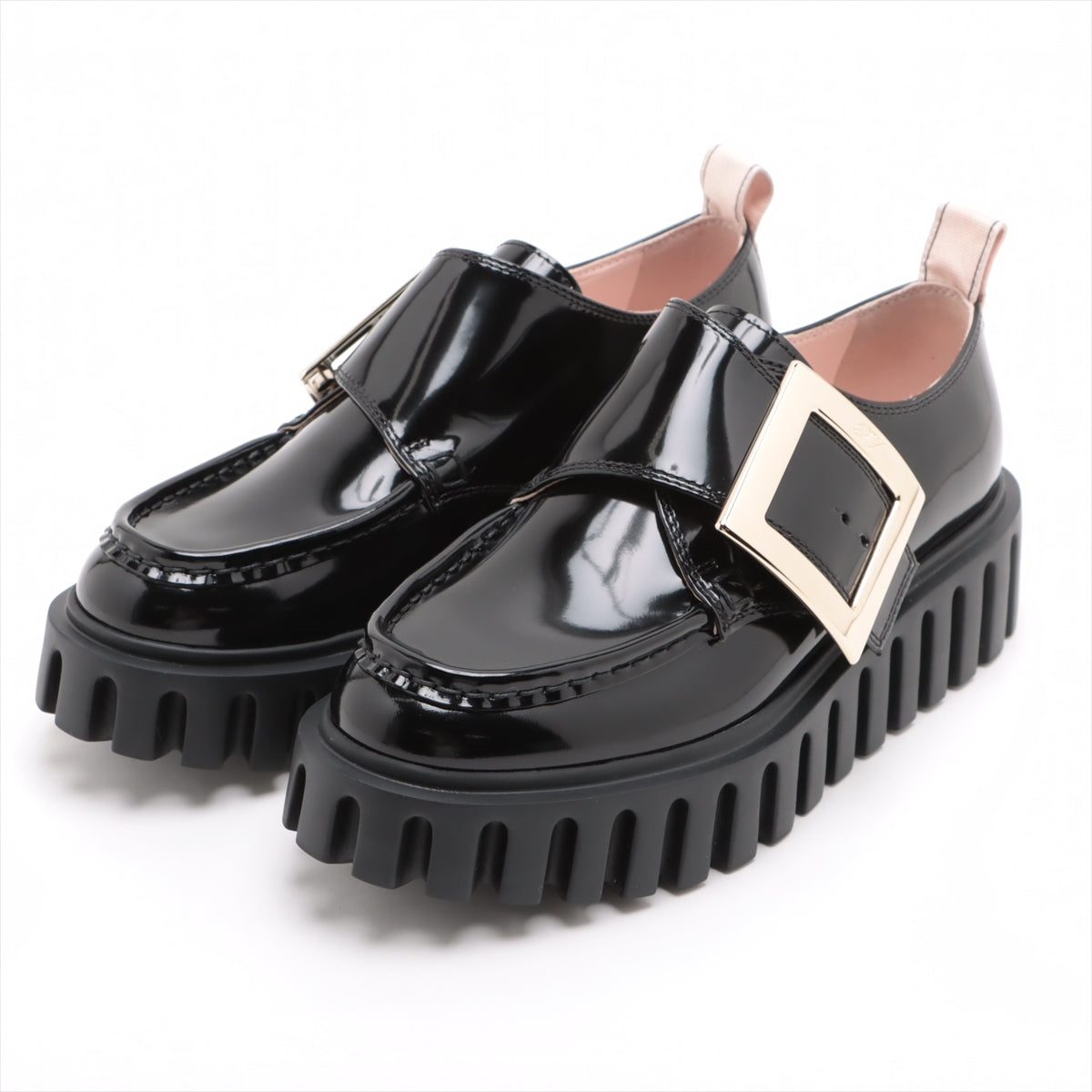 Roger Vivier Leather Leather shoes 36 Ladies' Black Buckle