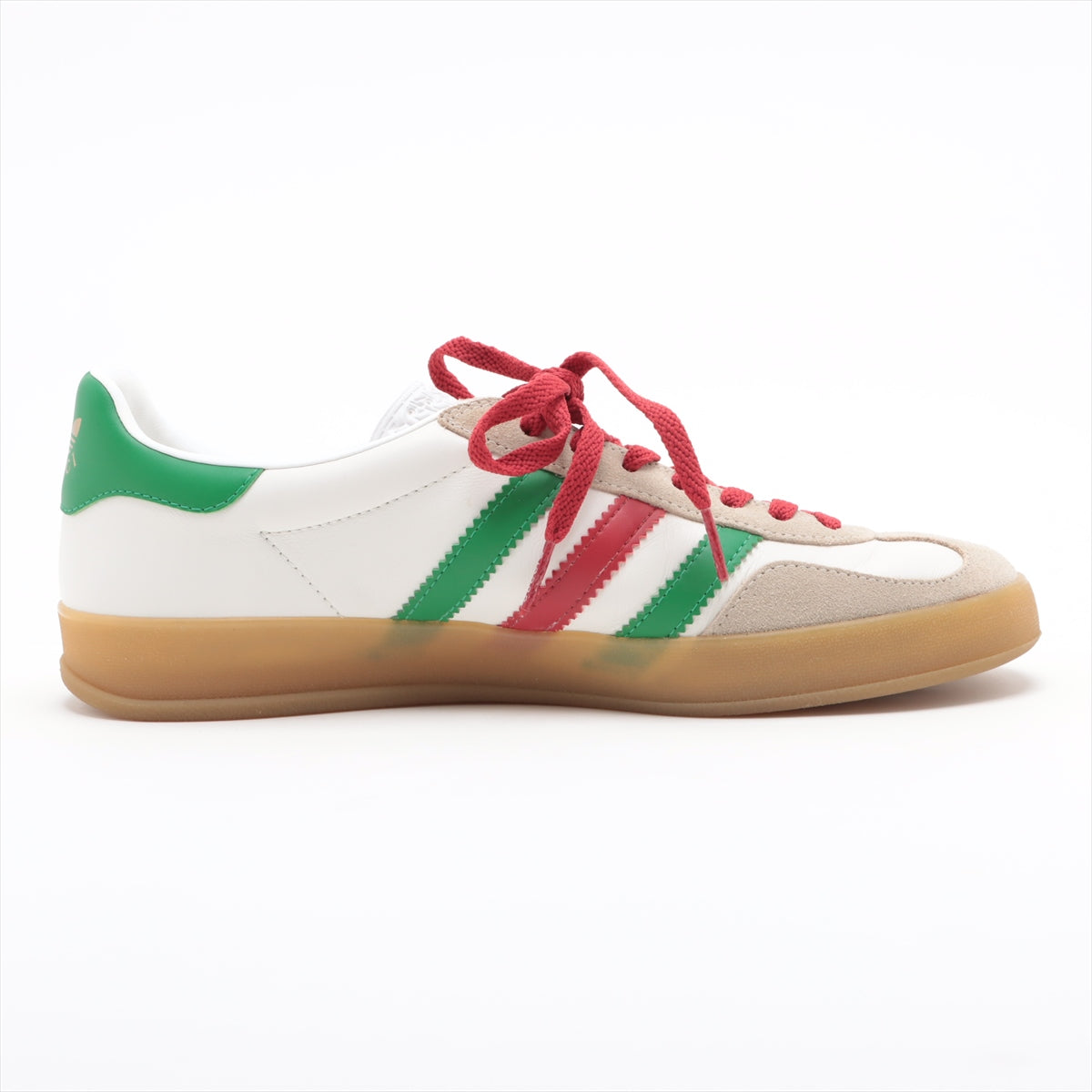 Gucci x adidas Gazelle Leather Sneakers 26cm Men's White 646652 There is a box