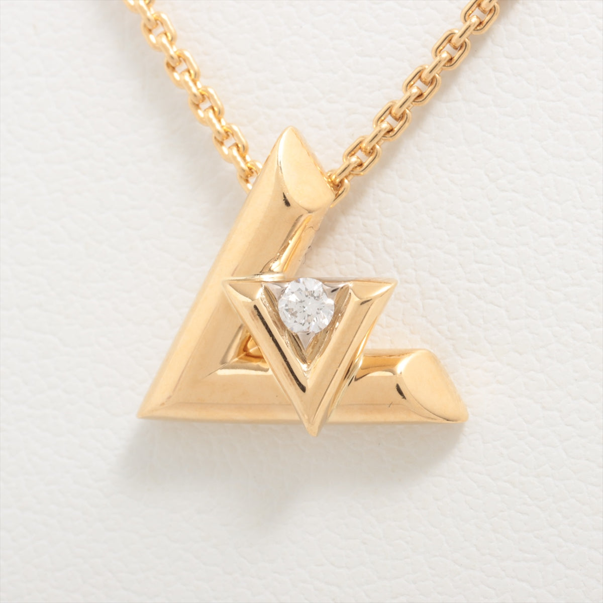 Louis Vuitton Pandantif LV Vault Wang PM diamond Necklace 750(YG) 6.0g