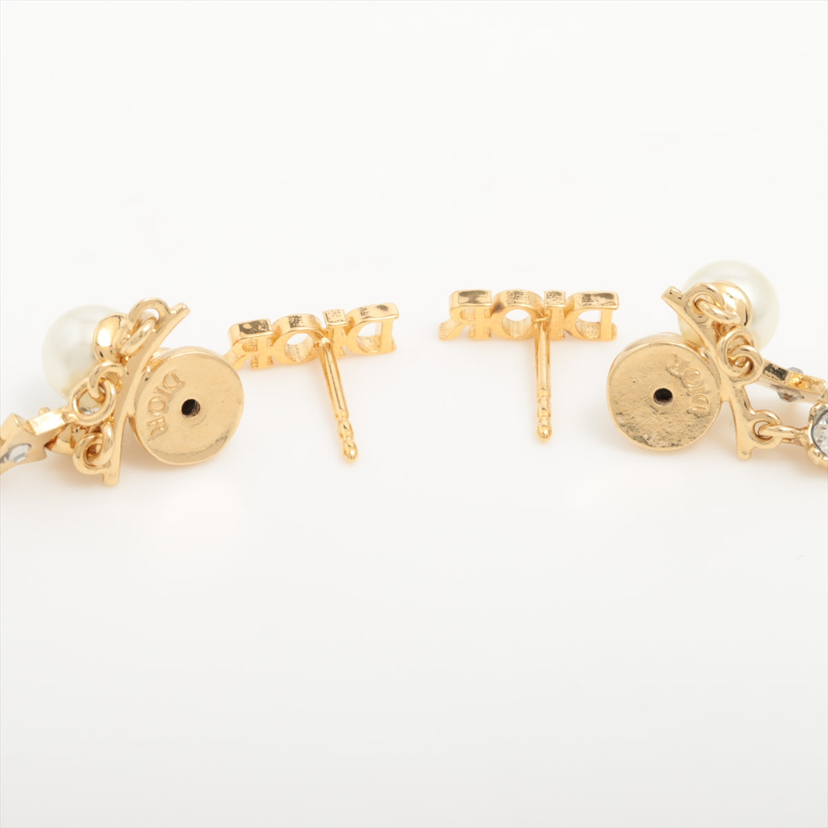 Christian Dior Dio(r)evolution Dio(r)evolution Piercing jewelry (for both ears) GP x rhinestone x imitation pearl Gold